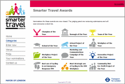 Smarter Travel Awards categories page